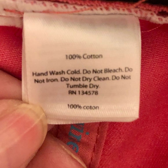 Vineyard Vines Pastel Red Strap Back Cap Adjustable - Picture 5 of 5